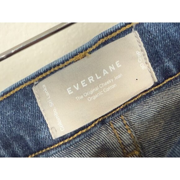 Everlane The Original Cheeky Jeans Womens crop size 30 organic cotton denim EUC - Picture 4 of 11